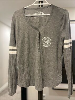 LONG SLEEVE SLEEP/LOUNGE SHIRT FROM PINK